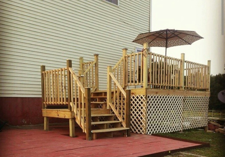 outdoor wooden deck mebane nc